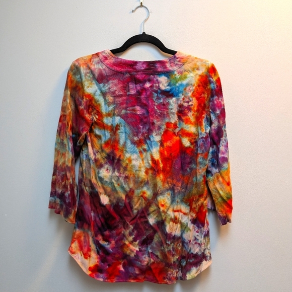 Gerry Weber Ice Dye Colourful Blouse - Picture 3 of 8